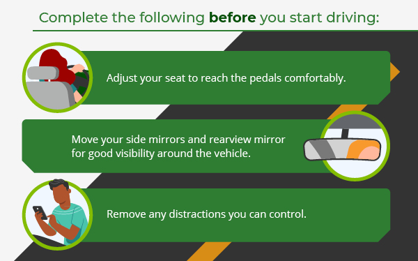 Grange teen driver infographic